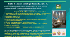 Desktop Screenshot of grottadisaleperte.com